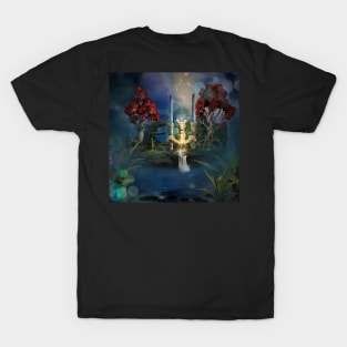 Dragon stature on the island T-Shirt